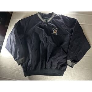 Glen Echo Wolf Hollow Lena Golf Club Pullover Windbreaker Jacket Men's Medium Na